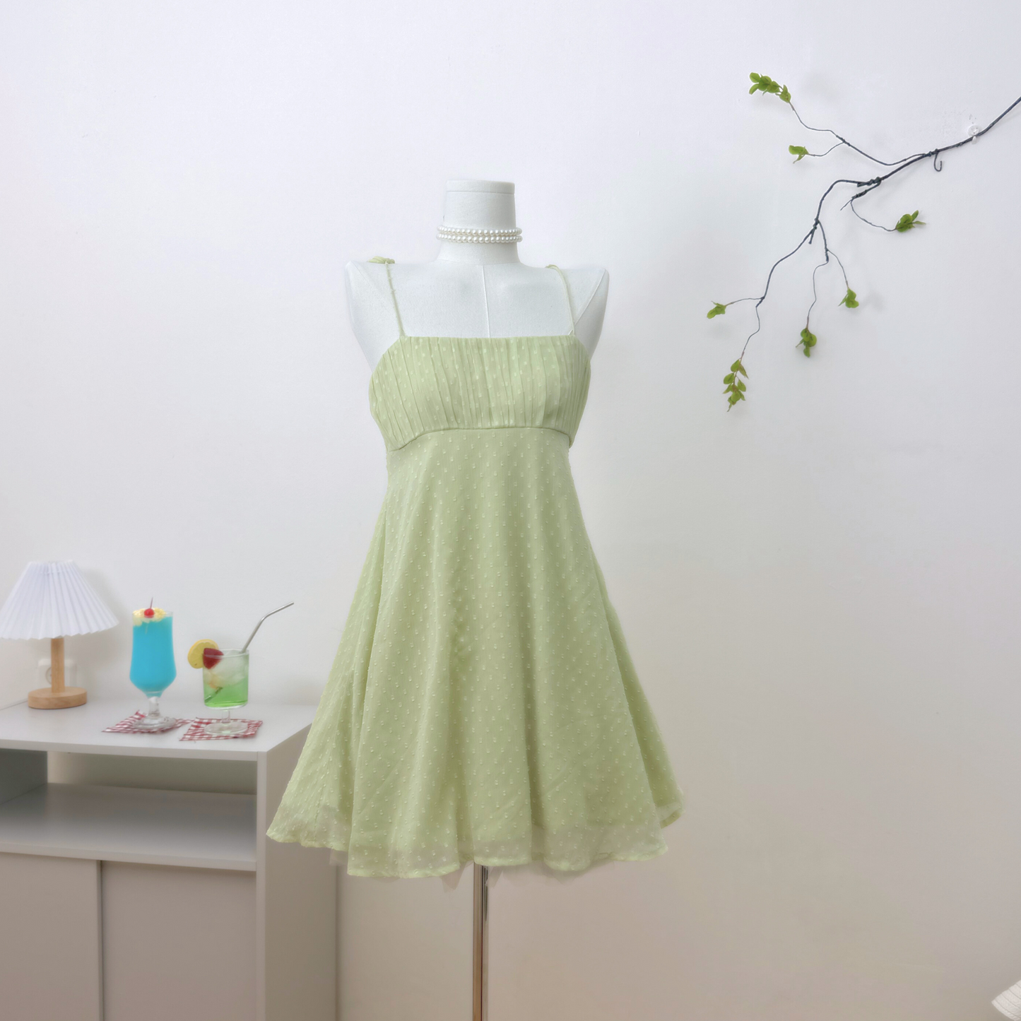 Sage Glow Dress ˚。✦♡