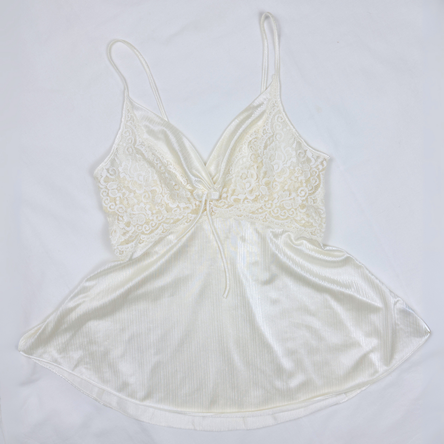 Ivory Satin Lace Camisole