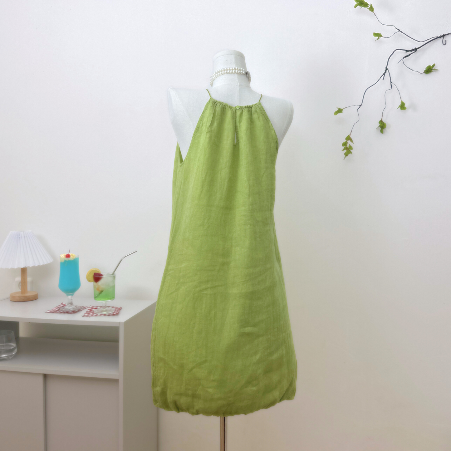 Blooming Olive Dress ˚。✧