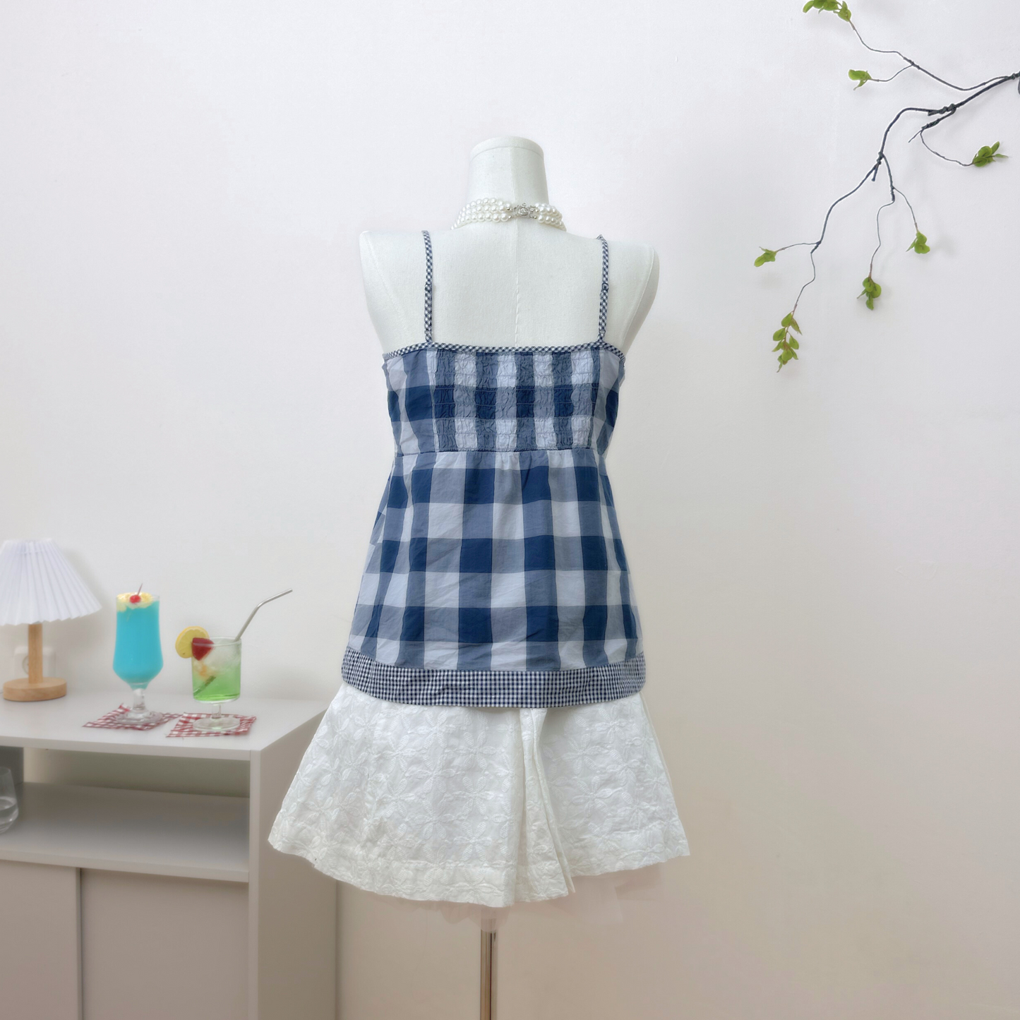 Gingham Summer Top ˚。 ✿