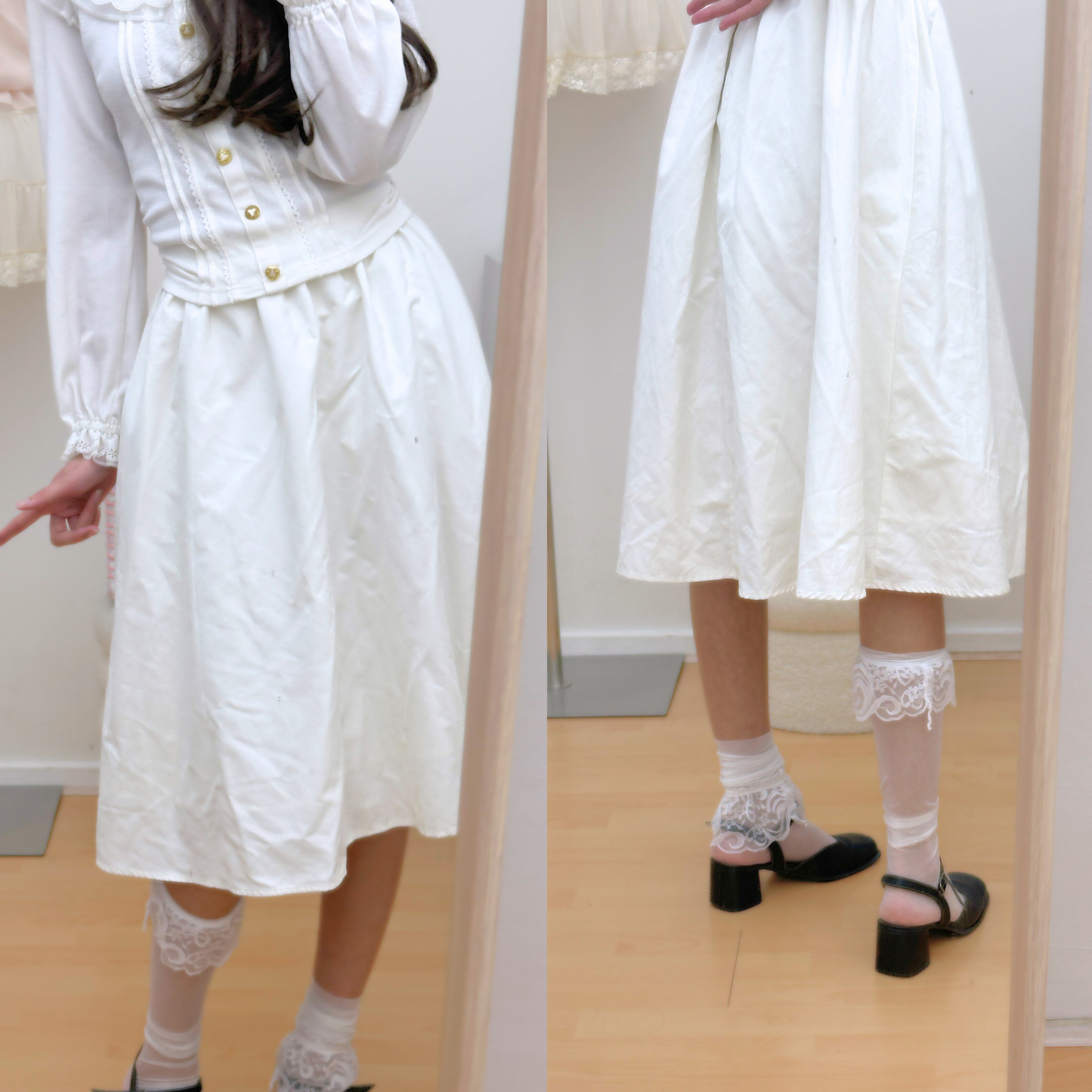 Ivory Elegance Skirt ⋆.˚⟡ ࣪ ˖