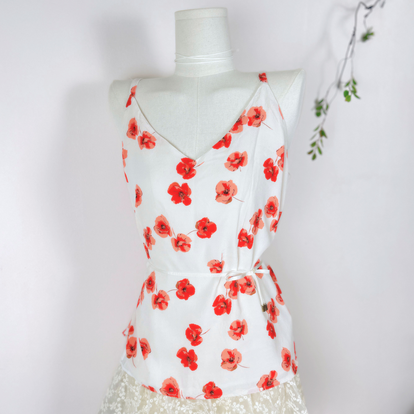 Poppy Bloom Wrap Top ୨♡୧