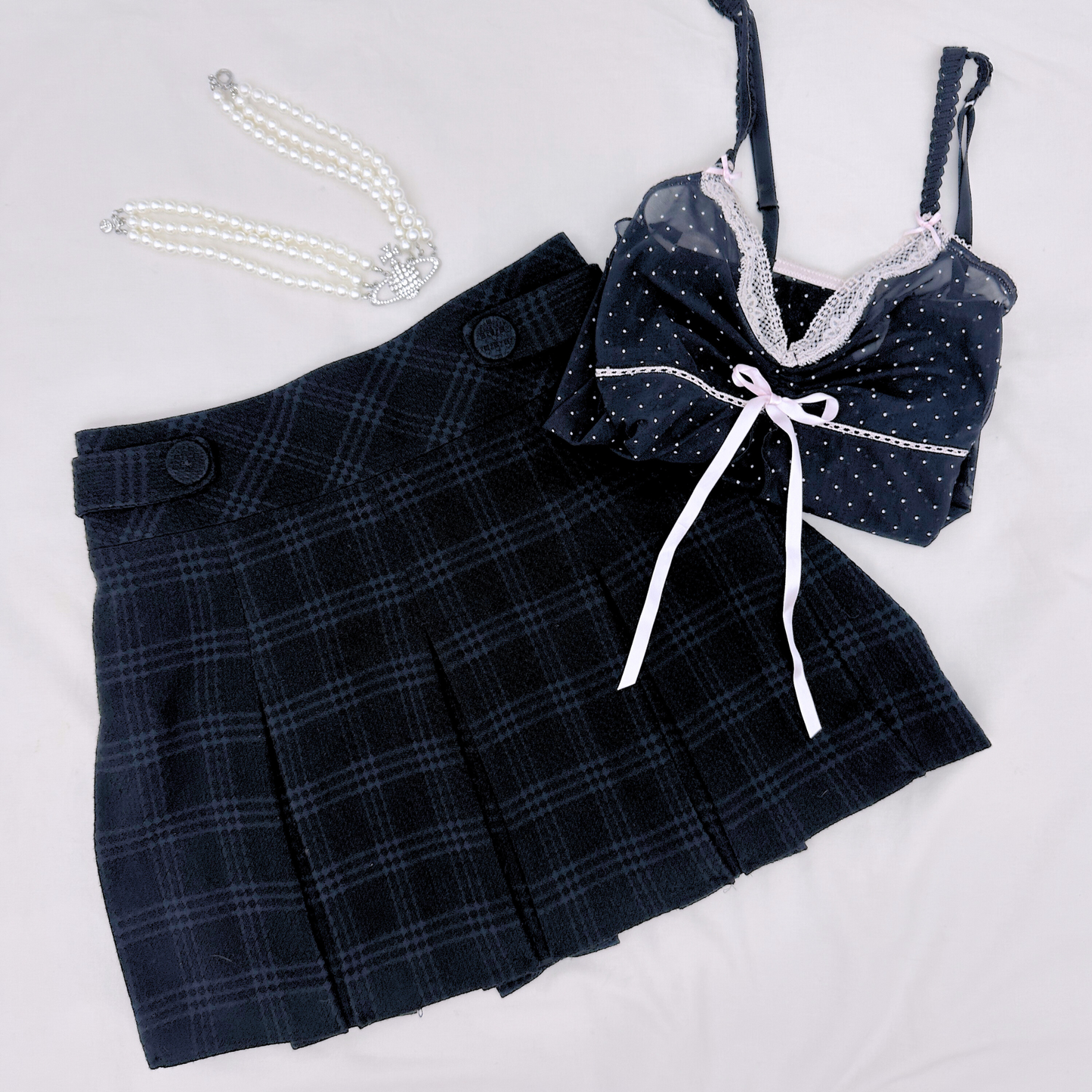 Midnight Academia Skirt ⋆.˚⟡ ࣪ ˖