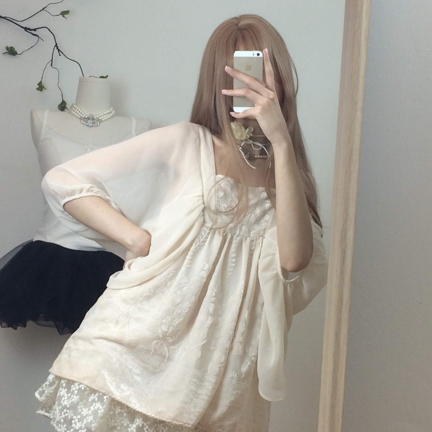 Ethereal Bloom Blouse ɞ˚‧。⋆