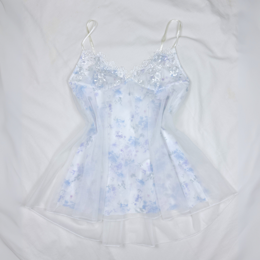 Icy Bloom Sheer Camisole