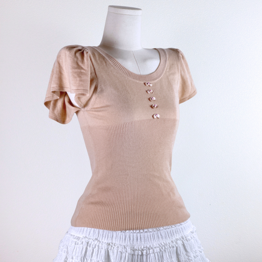Rosebud Knit Blouse ⋆₊˚ෆ